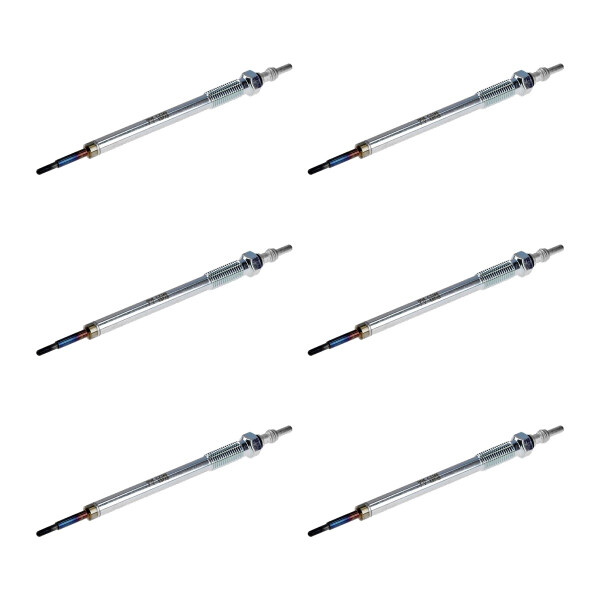 6 Glow Plugs Ceramic Glow Plugs 7 V NGK D-Power suitable for e.g. MAZDA 6