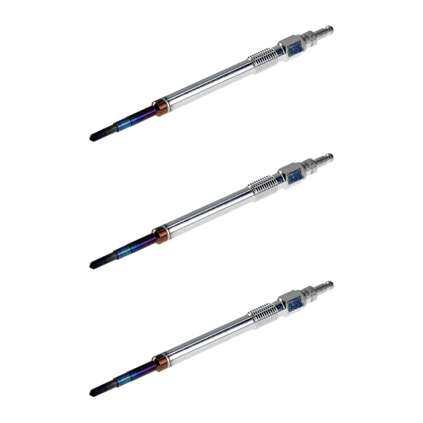 3 Glow Plugs Ceramic Glow Plugs 7 V NGK D-Power suitable for e.g. AUDI A4