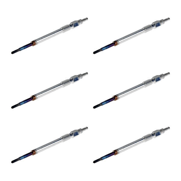 6 Glow Plugs Ceramic Glow Plugs 7 V NGK D-Power suitable for e.g. AUDI A4
