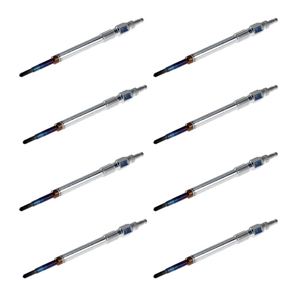 8 Glow Plugs Ceramic Glow Plugs 7 V NGK D-Power suitable for e.g. AUDI A4