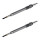 2 Glow Plugs Ceramic Glow Plugs 7 V NGK D-Power for MERCEDES-BENZ C-CLASS