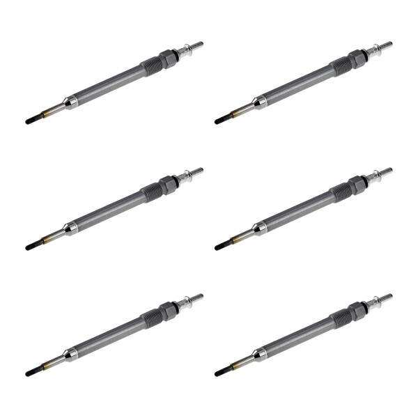 6 Glow Plugs Ceramic Glow Plugs 7 V NGK D-Power for MERCEDES-BENZ C-CLASS