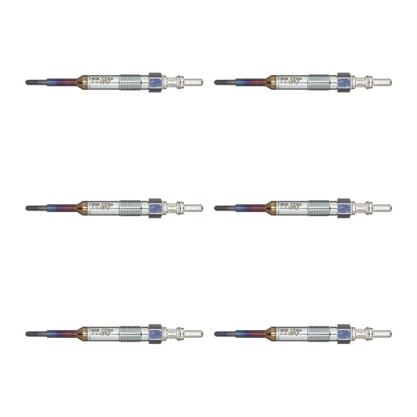 6 Glühkerzen Keramik-Glühkerze 7 V NGK D-Power für u.a. VW CRAFTER