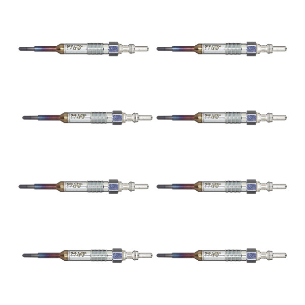 8 Glühkerzen Keramik-Glühkerze 7 V NGK D-Power für u.a. VW CRAFTER