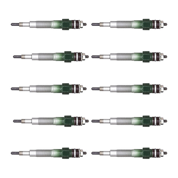 10 Glow Plugs Ceramic Glow Plugs 6.5 V NGK suitable for e.g. NISSAN PATROL