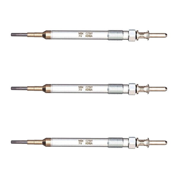 3 Glow Plugs Ceramic Glow Plugs 7 V NGK for BMW 1 Series and others