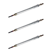 3 Glow Plugs Ceramic Glow Plugs 7 V NGK Aftermarket...