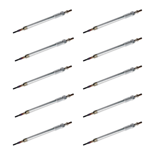 10 Glow Plugs Ceramic Glow Plugs 7 V NGK Aftermarket Expertise for JEEP CHEROKEE