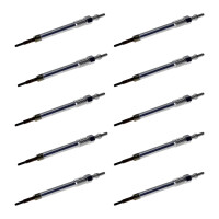 10 Glow Plugs Ceramic Glow Plugs 7 V NGK for e.g. LAND...