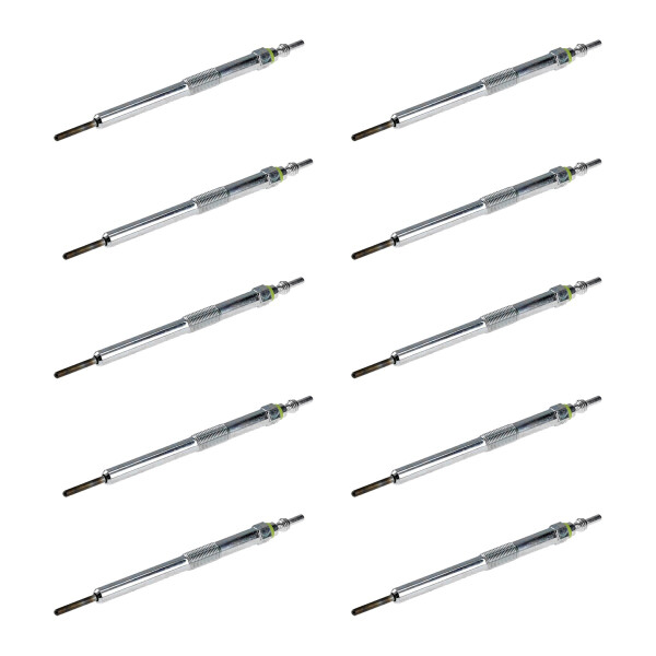 10 Glow Plugs Metal Glow Plugs 11 V NGK D-Power for e.g. SSANGYONG KYRON