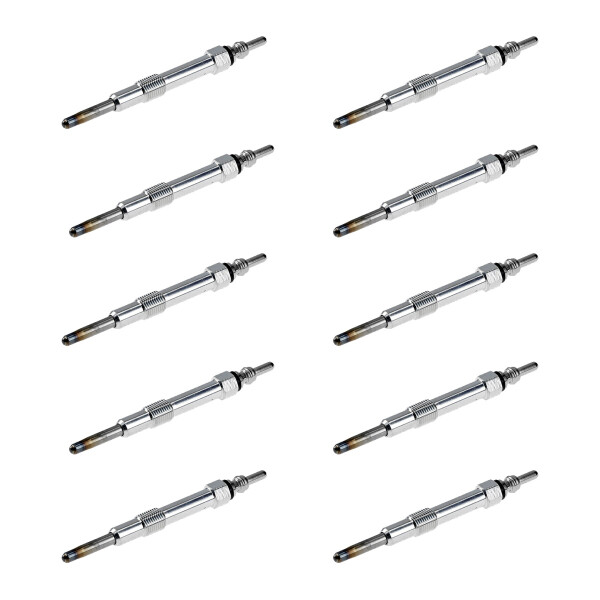 10 Glühkerzen Metall-Glühkerze 11 V NGK D-Power für u.a. ALFA ROMEO 156