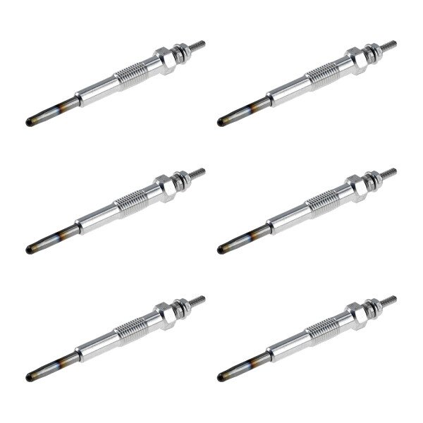 6 Glühkerzen Metall-Glühkerze 11 V NGK IAM-Expertise für u.a. TOYOTA LAND