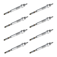 8 Glow Plugs Metal Glow Plugs 11 V NGK suitable for...