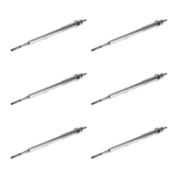 6 Glow Plugs Metal Glow Plugs 11 V NGK D-Power for e.g. TOYOTA HILUX