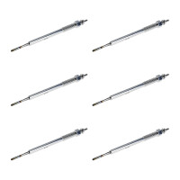 6 Glow Plugs Metal Glow Plugs 11 V NGK D-Power for e.g....