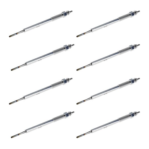 8 Glow Plugs Metal Glow Plugs 11 V NGK D-Power for e.g. TOYOTA HILUX