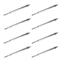 8 Glow Plugs Metal Glow Plugs 11 V NGK D-Power for e.g....