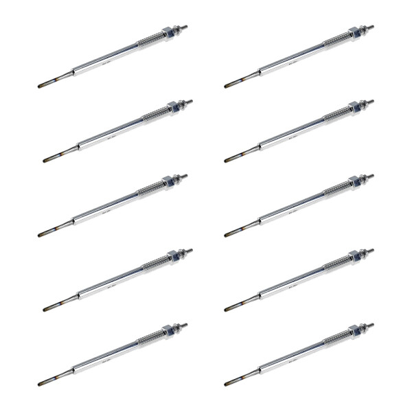 10 Glow Plugs Metal Glow Plugs 11 V NGK D-Power for e.g. TOYOTA HILUX
