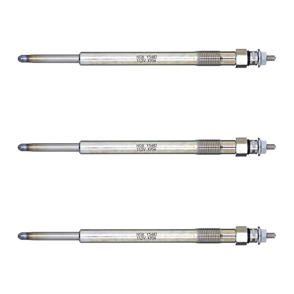 3 Glühkerzen Metall-Glühkerze 11,5 V NGK D-Power für u.a. FORD TRANSIT