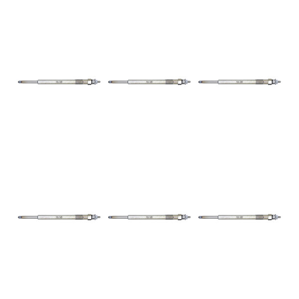 6 Glow Plugs Metal Glow Plugs 11.5 V NGK D-Power for FORD TRANSIT and others