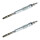 2 Glow Plugs Metal Glow Plugs 11 V NGK D-Power for e.g. SMART FORTWO