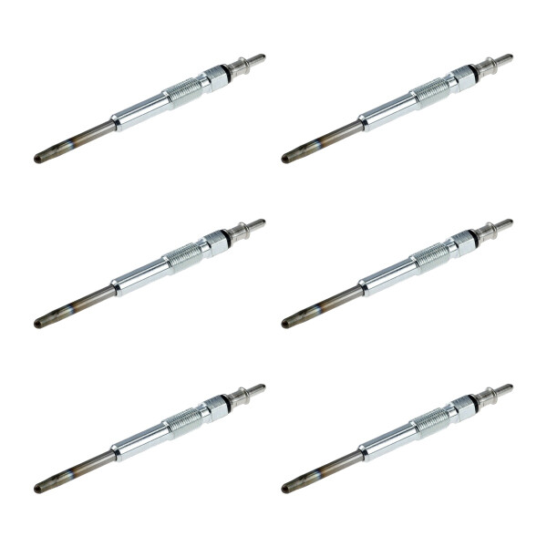 6 Glow Plugs Metal Glow Plugs 11 V NGK D-Power for e.g. SMART FORTWO
