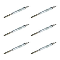 6 Glow Plugs Metal Glow Plugs 11 V NGK D-Power for e.g....