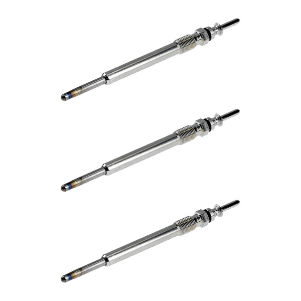 3 Glow Plugs Metal Glow Plugs 11 V NGK D-Power suitable for e.g. OPEL ASTRA