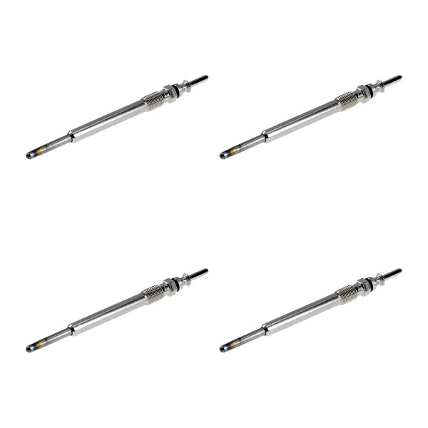 4 Glow Plugs Metal Glow Plugs 11 V NGK D-Power suitable for e.g. OPEL ASTRA