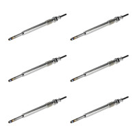 6 Glow Plugs Metal Glow Plugs 11 V NGK D-Power suitable...