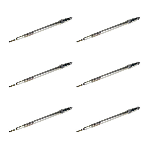 6 Glow Plugs Metal Glow Plugs 11 V NGK IAM-Expertise for RENAULT TRUCKS