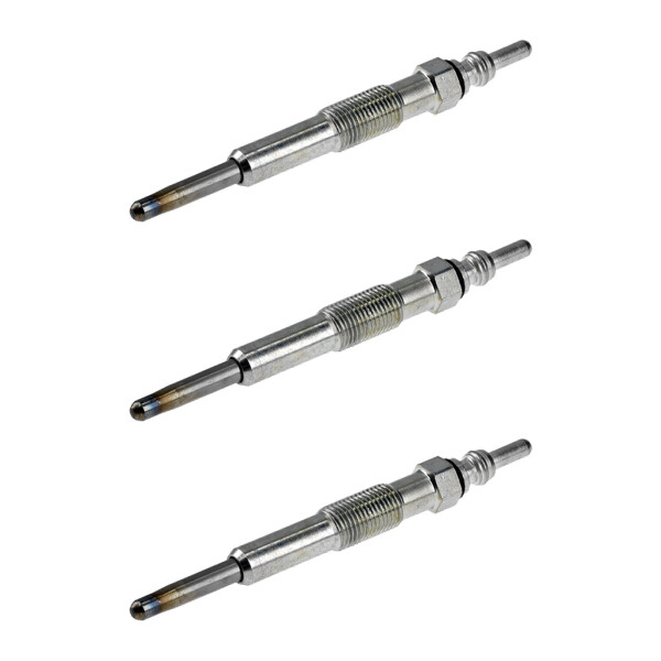 3 Glühkerzen Metall-Glühkerze 11 V NGK D-Power für u.a. RENAULT CLIO