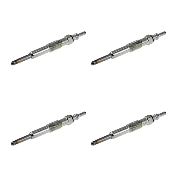 4 Glow Plugs Metal Glow Plugs 11 V NGK D-Power for e.g. RENAULT CLIO