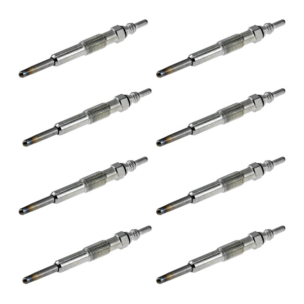 8 Glow Plugs Metal Glow Plugs 11 V NGK D-Power for e.g. RENAULT CLIO
