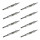 8 Glow Plugs Metal Glow Plugs 11 V NGK D-Power for e.g. RENAULT CLIO