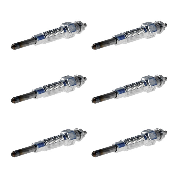 6 Glow Plugs Metal Glow Plugs 11 V NGK Aftermarket Expertise for ISEKI