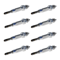 8 Glow Plugs Metal Glow Plugs 11 V NGK Aftermarket...