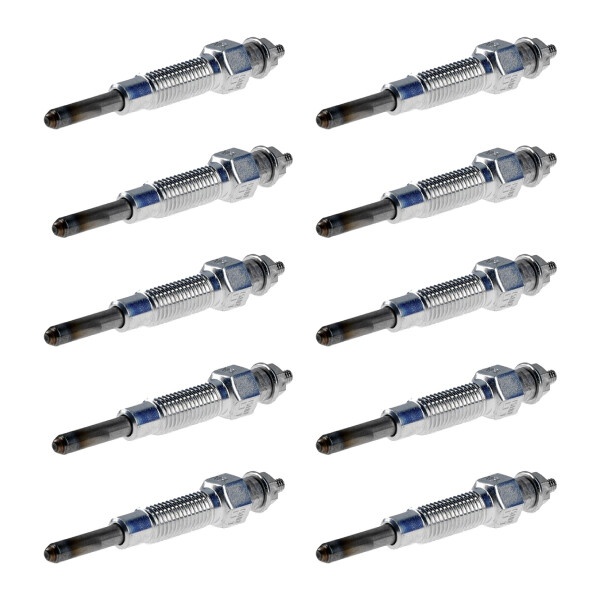 10 Glow Plugs Metal Glow Plugs 11 V NGK Aftermarket Expertise for ISEKI
