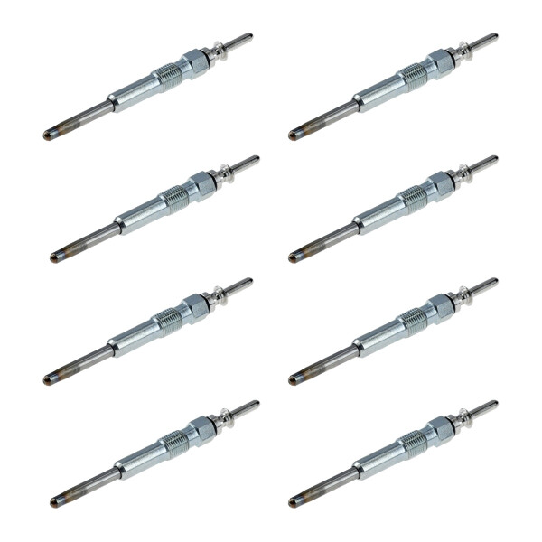 8 Glow Plugs Metal Glow Plugs 11 V NGK D-Power suitable for e.g. BMW 3 Series