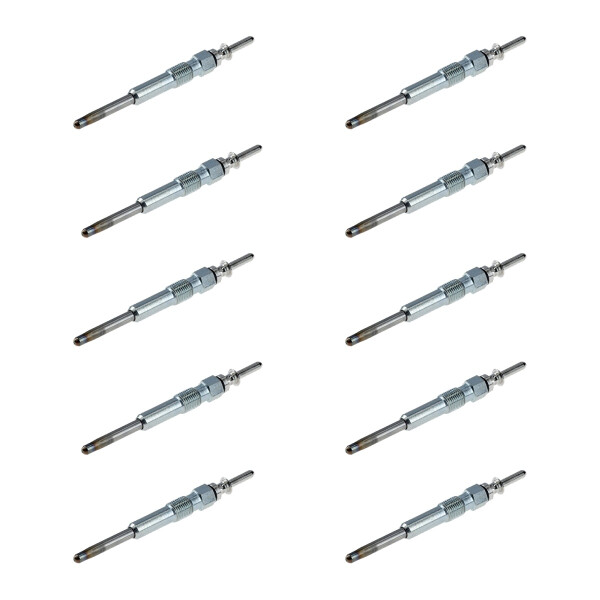 10 Glow Plugs Metal Glow Plugs 11 V NGK D-Power suitable for e.g. BMW 3 Series