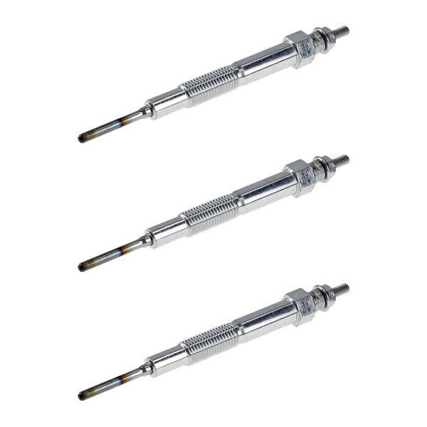 3 Glow Plugs Metal Glow Plugs 11 V NGK Aftermarket Expertise for e.g. MAZDA 6