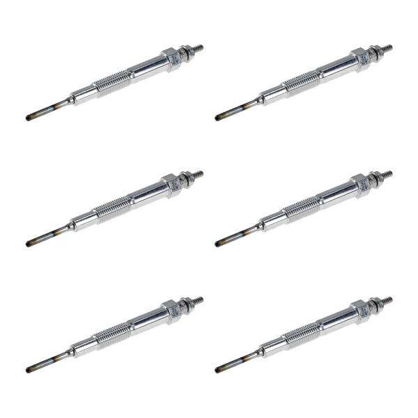 6 Glow Plugs Metal Glow Plugs 11 V NGK Aftermarket Expertise for e.g. MAZDA 6