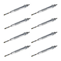 8 Glow Plugs Metal Glow Plugs 11 V NGK Aftermarket...