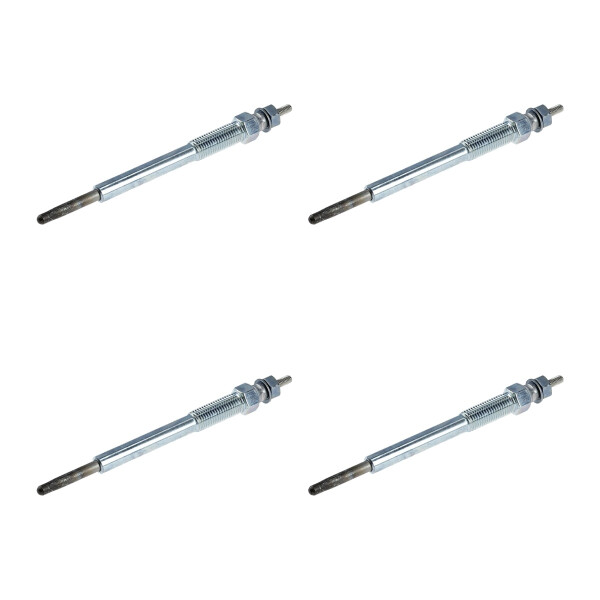 4 Glow Plugs Metal Glow Plugs 11 V NGK D-Power for e.g. HYUNDAI I30