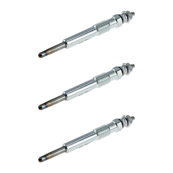 3 Glow Plugs Metal Glow Plugs 10 V NGK D-Power suitable for e.g. FORD FOCUS