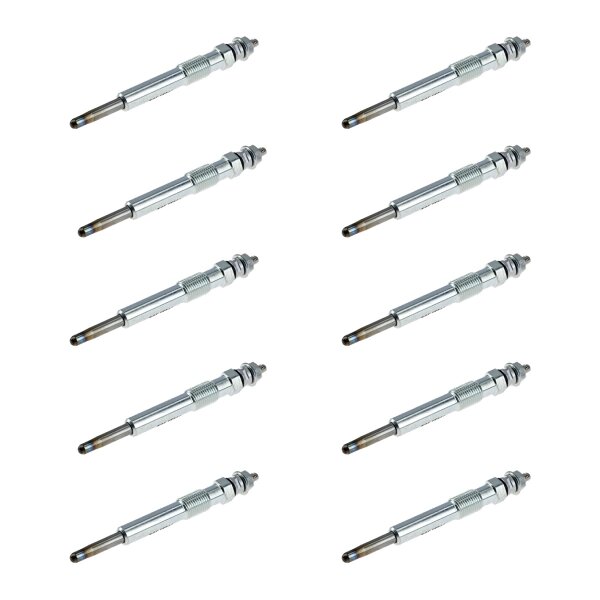 10 Glow Plugs Metal Glow Plugs 10 V NGK D-Power suitable for e.g. FORD FOCUS