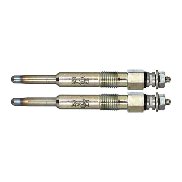 2 Glow Plugs Metal Glow Plugs 11 V NGK D-Power for e.g. RENAULT LAGUNA