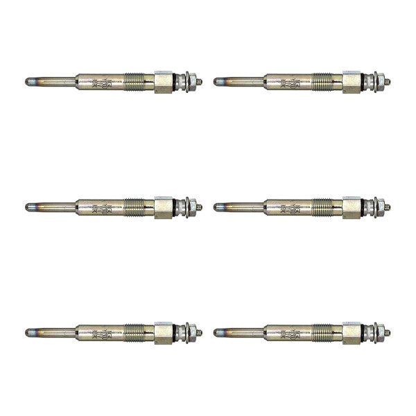6 Glow Plugs Metal Glow Plugs 11 V NGK D-Power for e.g. RENAULT LAGUNA