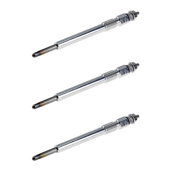 3 Glow Plugs Metal Glow Plugs 11.5 V NGK D-Power for e.g. LAND ROVER DEFENDER
