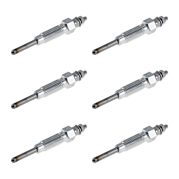 6 Glow Plugs Metal Glow Plugs 8 V NGK Aftermarket Expertise for MITSUBISHI
